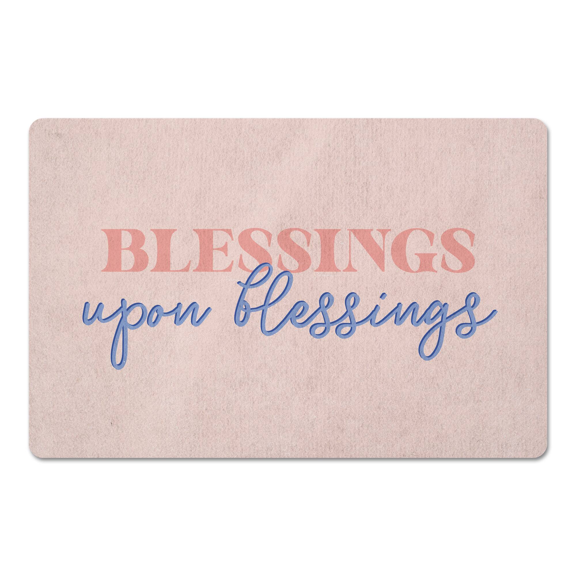18" x 27" Blessings Upon Blessings Floor Mat